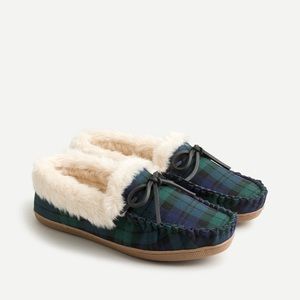 J.Crew Plaid Moccasins - NWT - Size 8